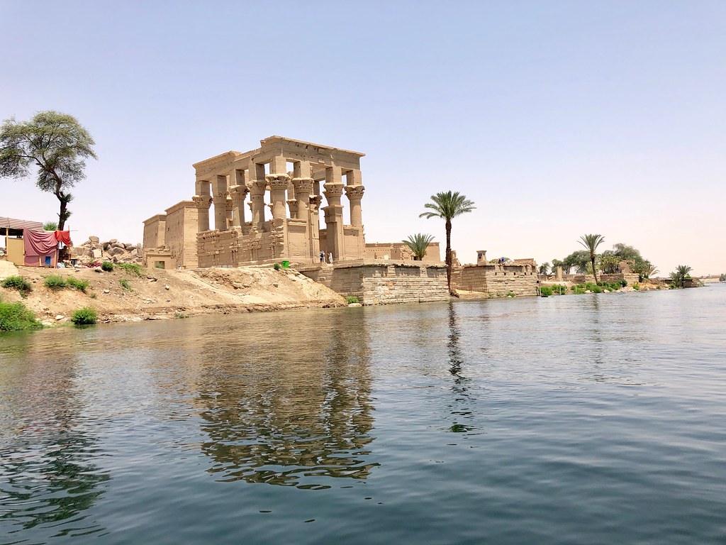 Philae Temple complex on Agilkia Island in Aswan