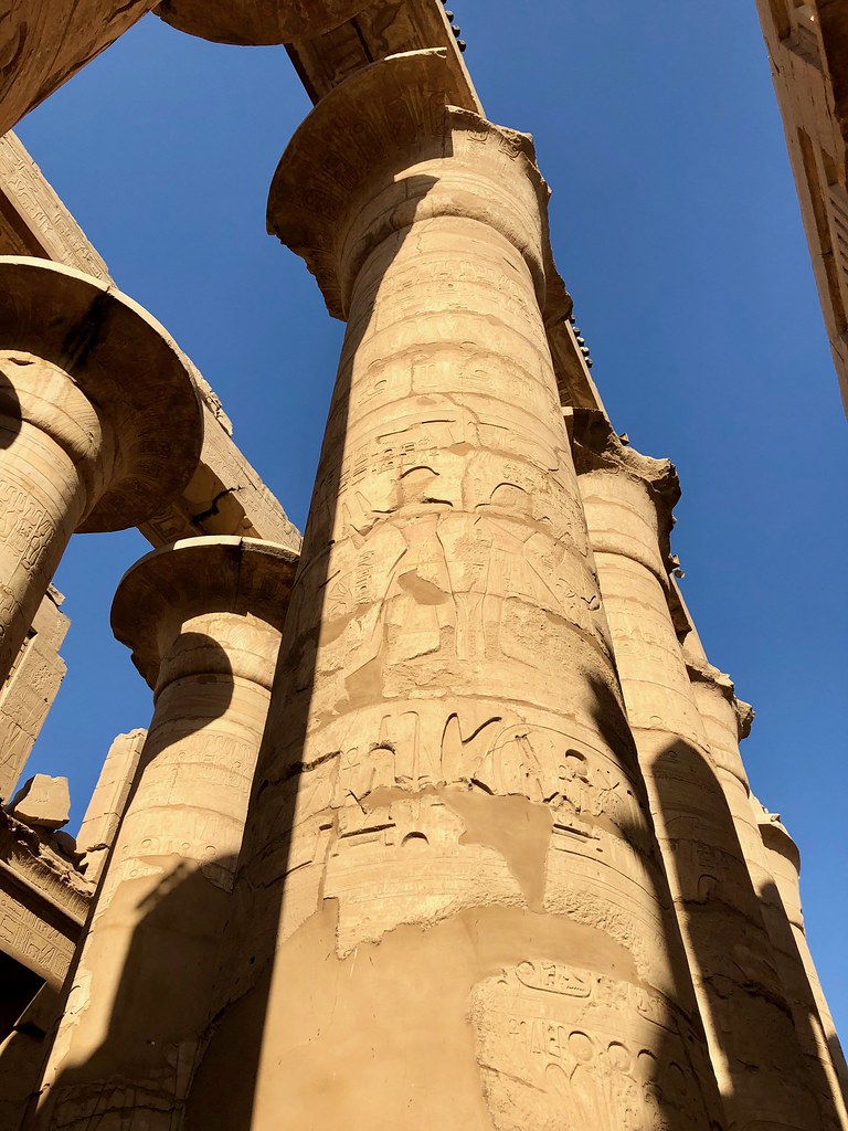 Great Hypostyle Hall at Karnak Temple in Luxor